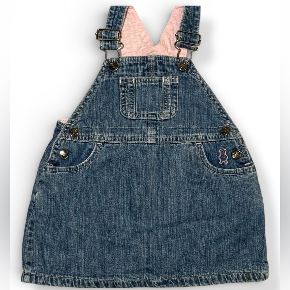 Baby Koala Vintage denim Blue overall dress 18m